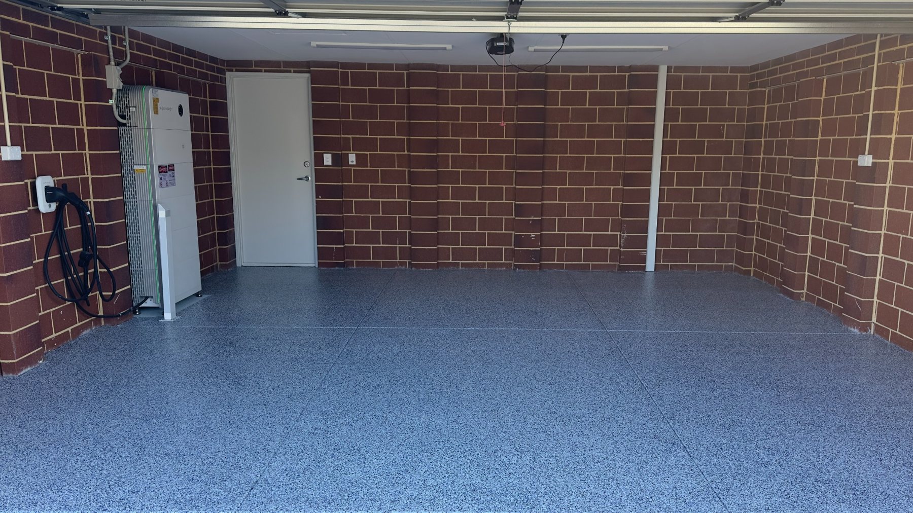 Epoxy garage floor